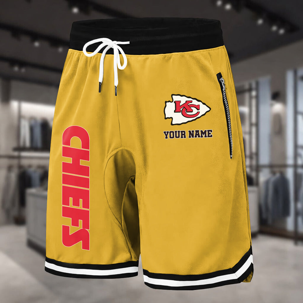 PREMIUM NFL X KC Summer Fitness Breathable Basketball Shorts NDT LVH 230426