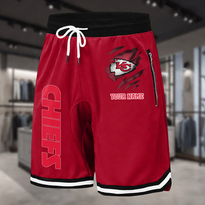 PREMIUM NFL X KC Summer Fitness Breathable Basketball Shorts v2 NDT LVH 230426