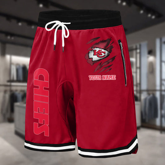PREMIUM NFL X KC Summer Fitness Breathable Basketball Shorts v2 NDT LVH 230426