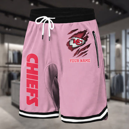 PREMIUM NFL X KC Summer Fitness Breathable Basketball Shorts v2 NDT LVH 230426