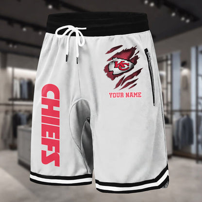 PREMIUM NFL X KC Summer Fitness Breathable Basketball Shorts v2 NDT LVH 230426