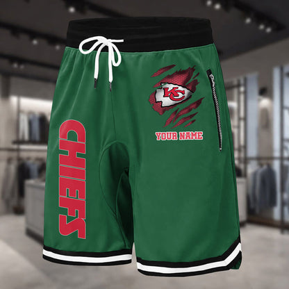 PREMIUM NFL X KC Summer Fitness Breathable Basketball Shorts v2 NDT LVH 230426