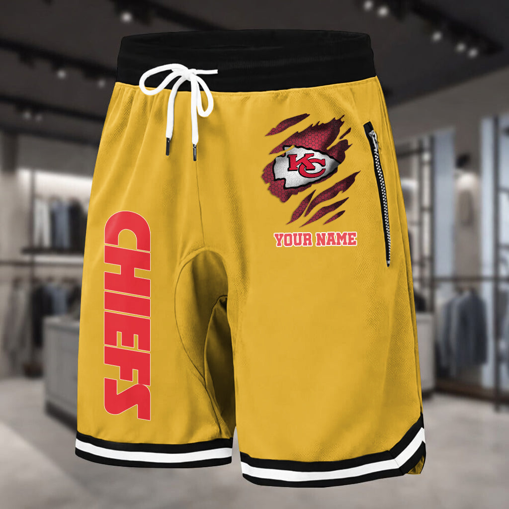 PREMIUM NFL X KC Summer Fitness Breathable Basketball Shorts v2 NDT LVH 230426