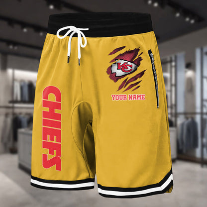 PREMIUM NFL X KC Summer Fitness Breathable Basketball Shorts v2 NDT LVH 230426