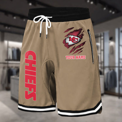 PREMIUM NFL X KC Summer Fitness Breathable Basketball Shorts v2 NDT LVH 230426