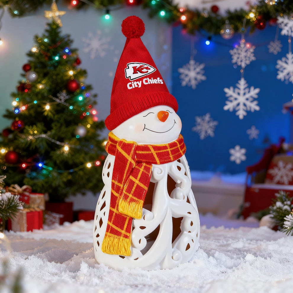 PREMIUM NFL X  LED Christmas Snowman Decorative Lights 2510 NDT NHM