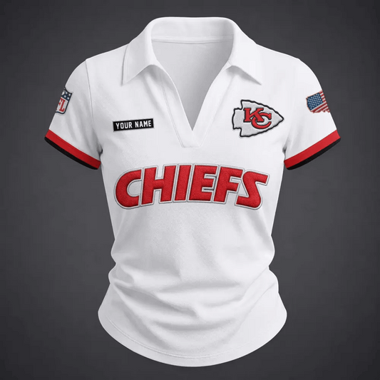 PREMIUM NFL X KCC  WomenŸ??s Collared Shirt FOR SUMMER HOLIDAY NDT VHM 090626