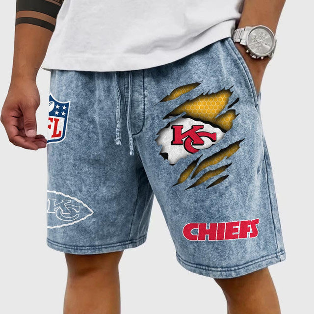 PREMIUM NFL X KSC Wash Shorts FOR SUMMER HOLIDAY NDT NTN 030426
