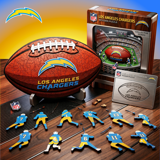 PREMIUM NFL X LAC 3D Platinum Wooden Puzzle  Gift For Fan Limited Editions NDT VHM 030626
