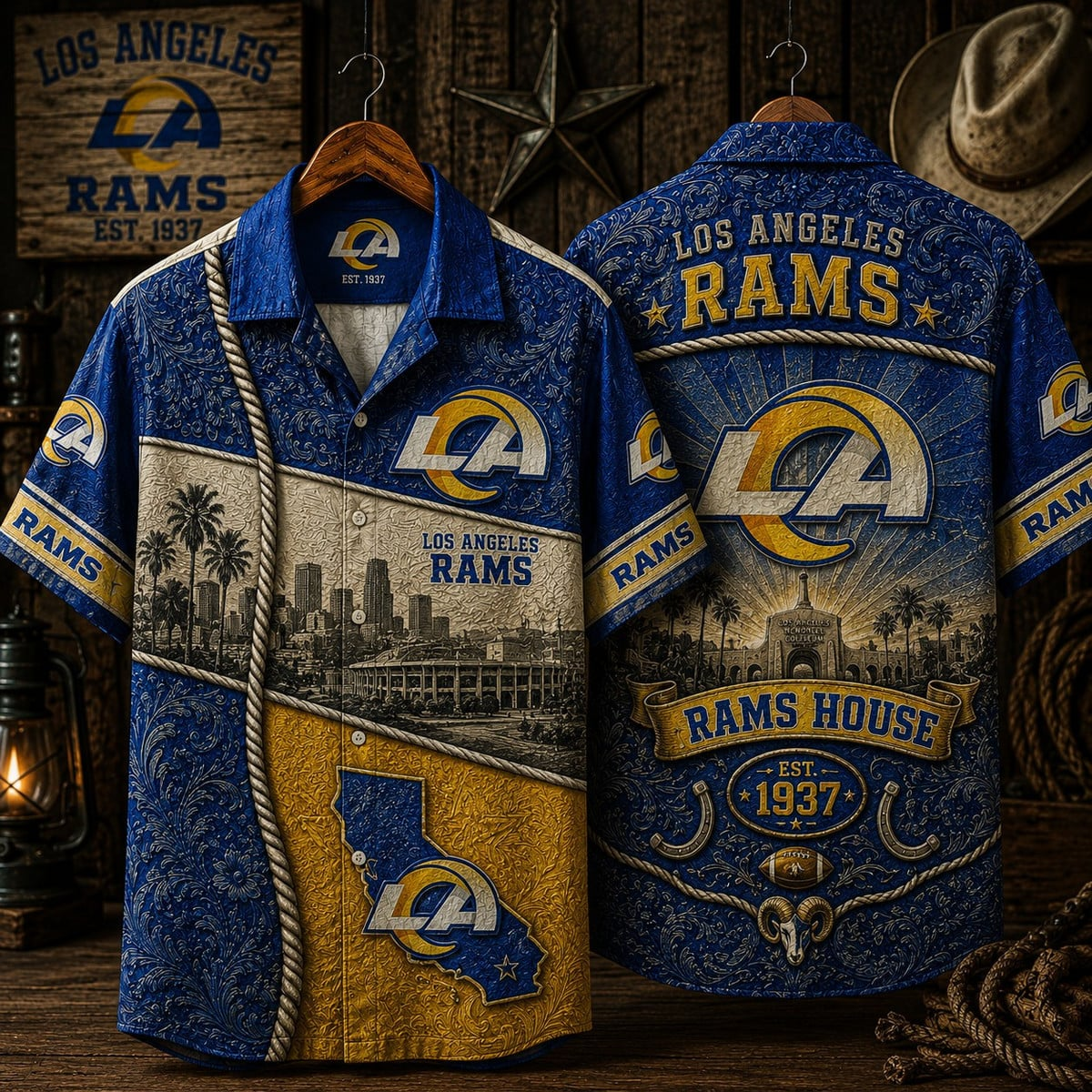 PREMIUM NFL X LAR CLASSIC VINTAGE SILK SHIRT NDT VHM 220626