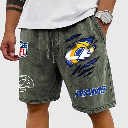 PREMIUM NFL X LAR CRACK SHORTS PANT FOR SUMMER HOLIDAY 130426 NDT NHM