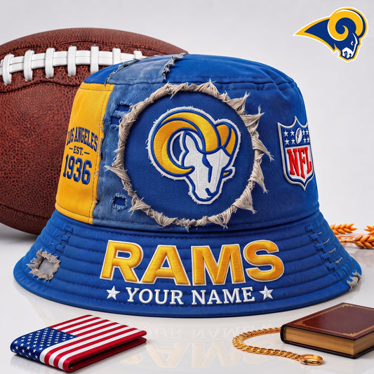 PREMIUM NFL  X LAR EXCLUSIVE Torn Fabric Legacy Bucket Hat For New Season 290626.