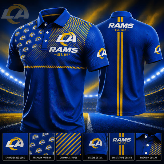 PREMIUM NFL X LAR GAMEDAY LUXURY POLO SHIRT 190626