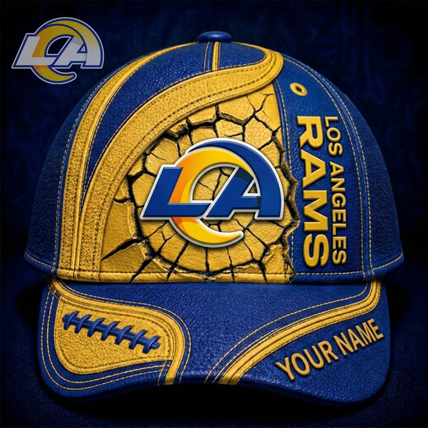 PREMIUM NFL X LAR GAMEDAY Personalized CLASSIC CAP 220626