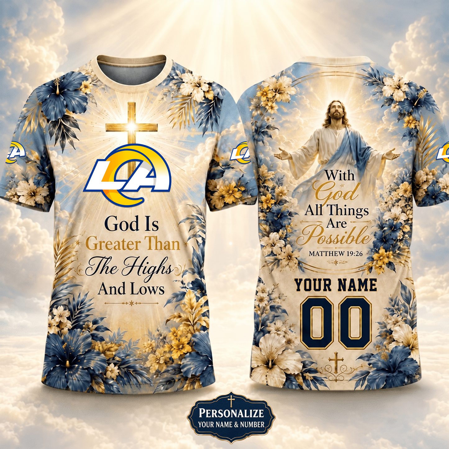 PREMIUM NFL X LAR GOD BLEES TO ME Personalized T-Shirt FOR SUMMER HOLIDAY 150626