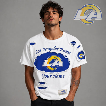 PREMIUM NFL X LAR LUXURY CREW-Neck T-Shirt V3 FOR SUMMER HOLIDAY 180626