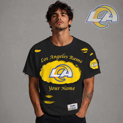 PREMIUM NFL X LAR LUXURY CREW-Neck T-Shirt V3 FOR SUMMER HOLIDAY 180626
