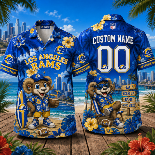 PREMIUM NFL X LAR Personalized Hawaiian Shirt FOR SUMMER HOLIDAY 190626