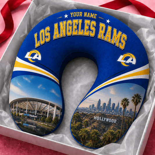 PREMIUM NFL  X LAR Special New Neck Pillow Custom  Name  100626