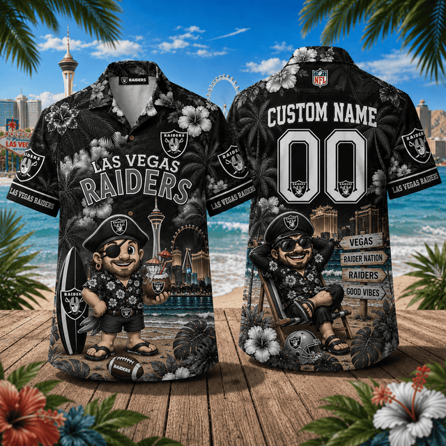 PREMIUM NFL X LAS Personalized Hawaiian Shirt FOR SUMMER HOLIDAY 190626