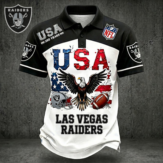 PREMIUM NFL X LV 250TH Anniversary LUXURY POLO Shirt Shirt 170626