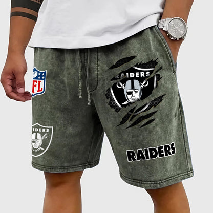 PREMIUM NFL X LV CRACK SHORTS PANT FOR SUMMER HOLIDAY 130426 NDT NHM
