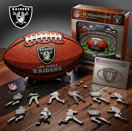 PREMIUM NFL X LVR 3D Platinum Wooden Puzzle  Gift For Fan Limited Editions NDT VHM 030626