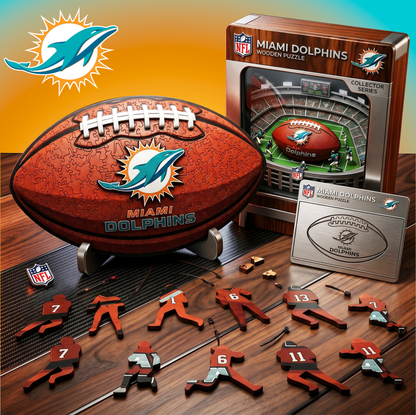 PREMIUM NFL X MD 3D Platinum Wooden Puzzle  Gift For Fan Limited Editions NDT VHM 030626