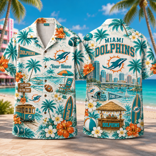 PREMIUM NFL X MD Personalized Hawaiian Shirt FOR SUMMER HOLIDAY 150626