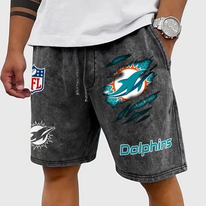 PREMIUM NFL X MIA CRACK SHORTS PANT FOR SUMMER HOLIDAY 130426 NDT NHM