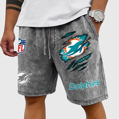 PREMIUM NFL X MIA CRACK SHORTS PANT FOR SUMMER HOLIDAY 130426 NDT NHM