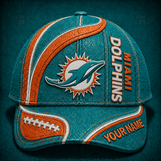 PREMIUM NFL X MIA GAMEDAY STREETWEAR Personalized HAT 190626
