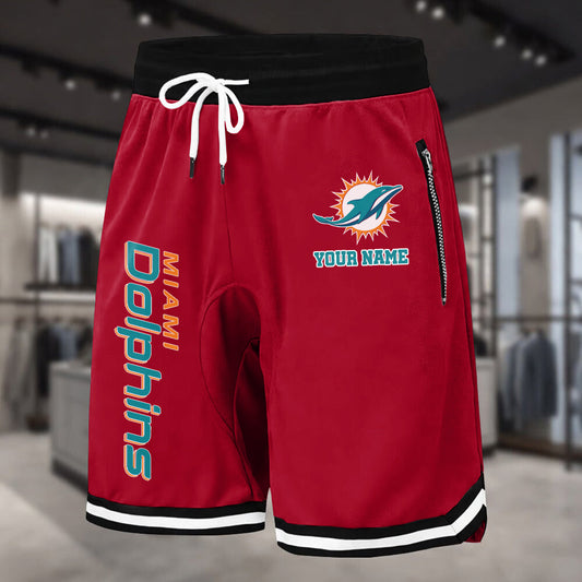 PREMIUM NFL X MIA Summer Fitness Breathable Basketball Shorts NDT LVH 230426