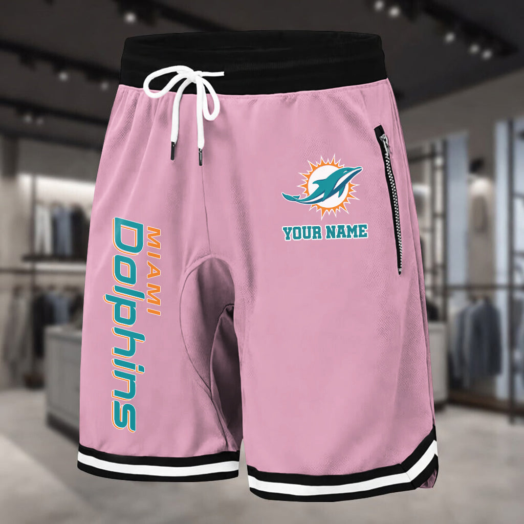 PREMIUM NFL X MIA Summer Fitness Breathable Basketball Shorts NDT LVH 230426