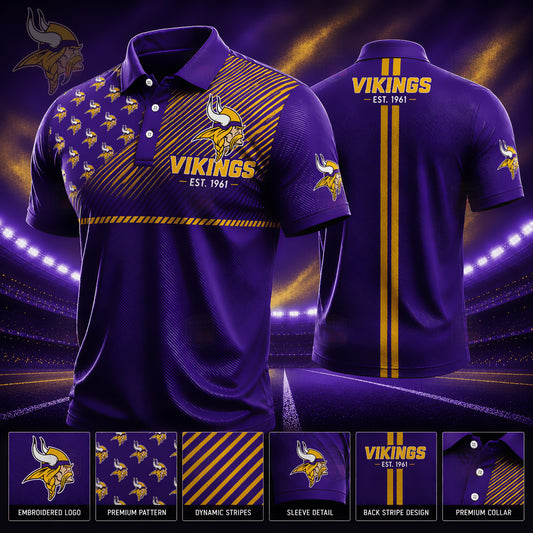 PREMIUM NFL X MIN GAMEDAY LUXURY POLO SHIRT 190626