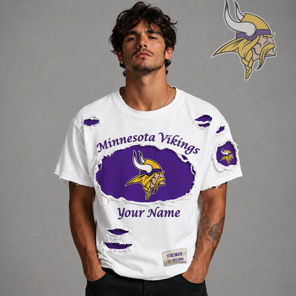 PREMIUM NFL X MIN LUXURY CREW-Neck T-Shirt V3 FOR SUMMER HOLIDAY 180626