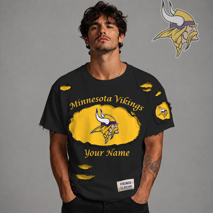 PREMIUM NFL X MIN LUXURY CREW-Neck T-Shirt V3 FOR SUMMER HOLIDAY 180626