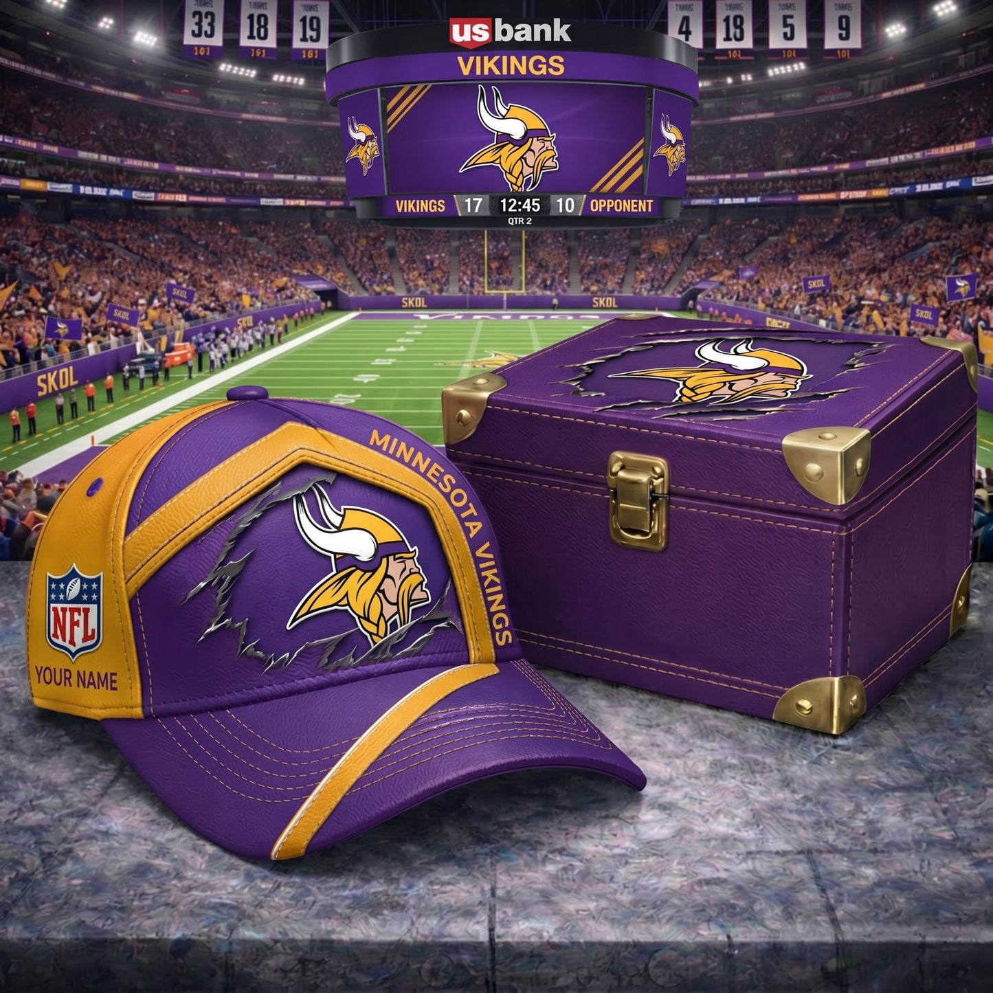 PREMIUM NFL X MV CRACK CUSTOME NAME HAT LIMITED EDITIONS NDT VHM 220426