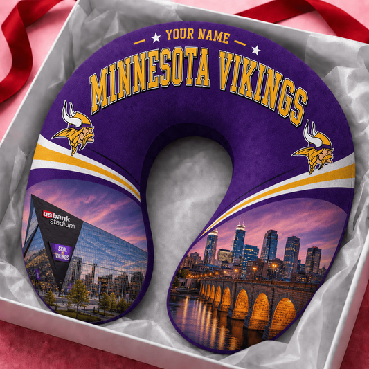 PREMIUM NFL  X MV Special New Neck Pillow Custom  Name  100626