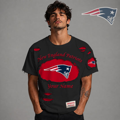 PREMIUM NFL X NE LUXURY CREW-Neck T-Shirt V3 FOR SUMMER HOLIDAY 180626