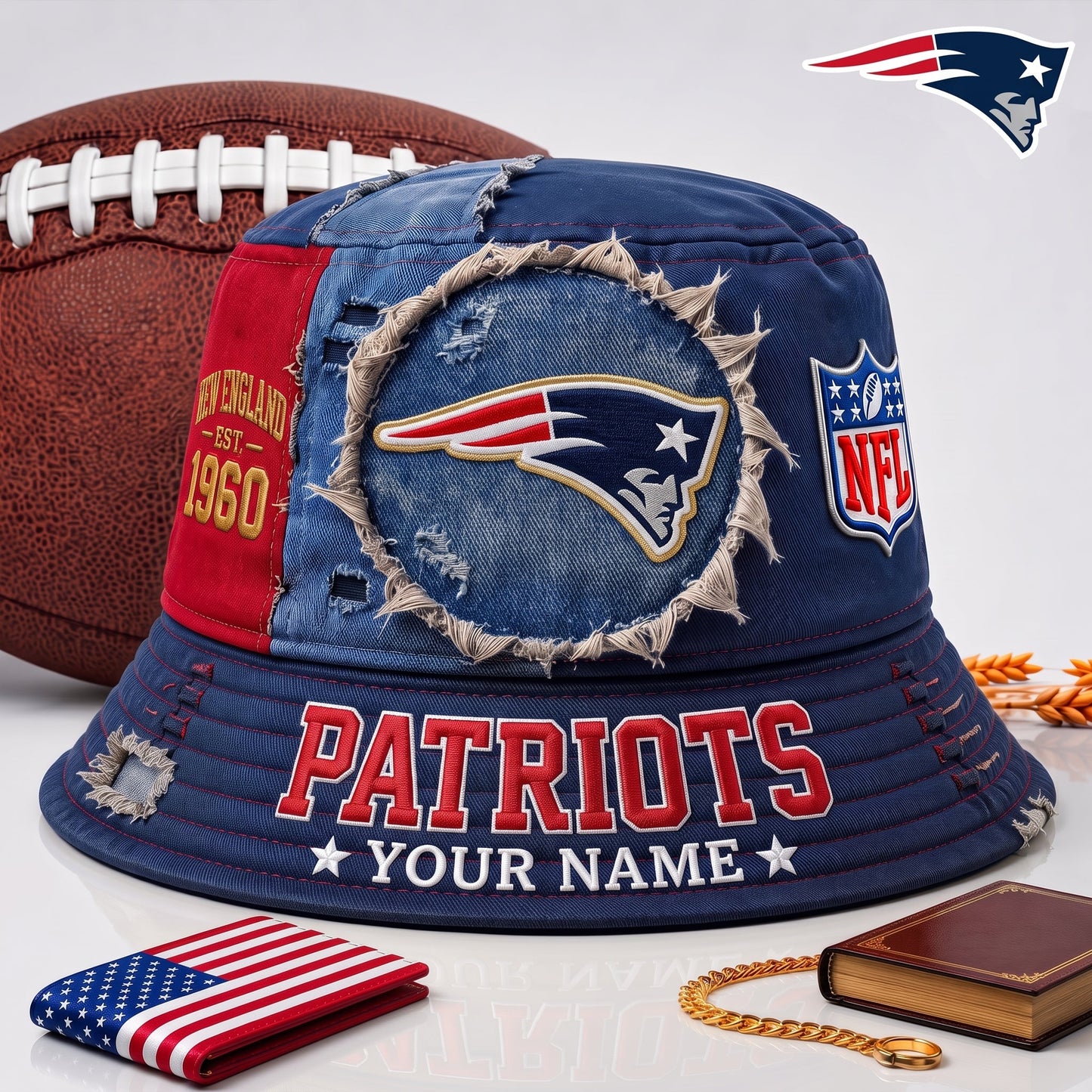PREMIUM NFL  X NEP EXCLUSIVE Torn Fabric Legacy Bucket Hat For New Season 290626.