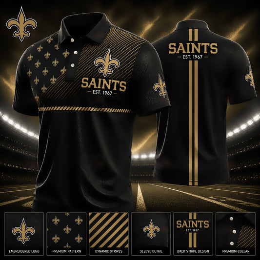 PREMIUM NFL X NO GAMEDAY LUXURY POLO SHIRT 190626