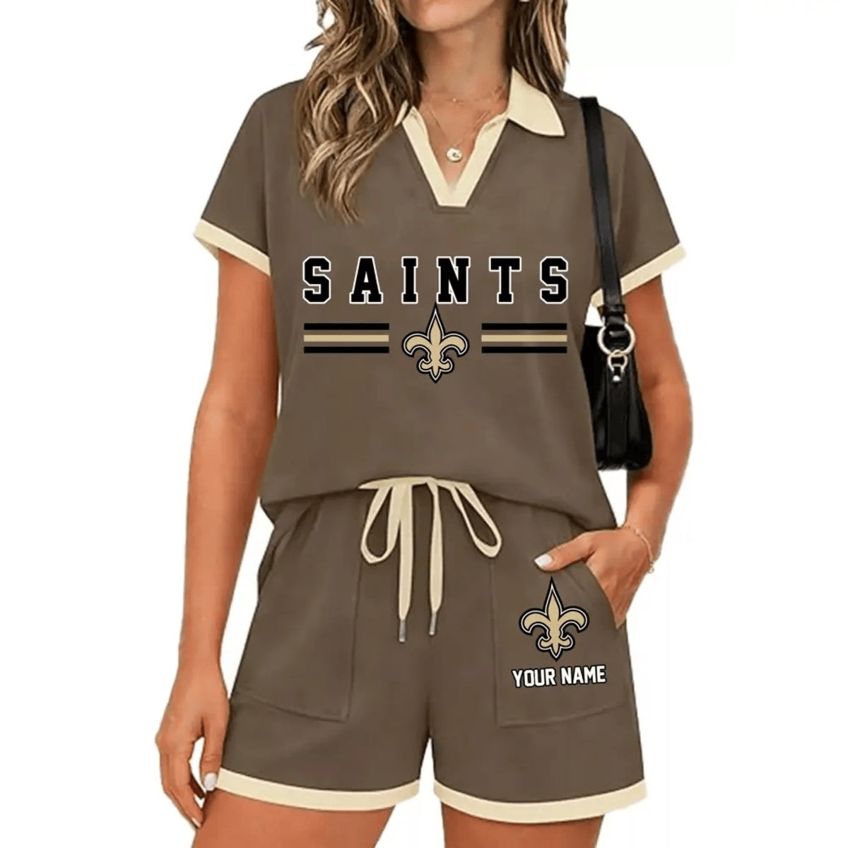 PREMIUM NFL X NO Retro Athletic Contrast Polo Set FOR SUMMER HOLIDAY NDT NHM 100626