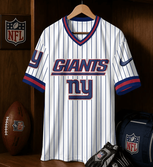 PREMIUM NFL X NYG CHARGER Casual Loose V neck Jersey NDT NHM 230526