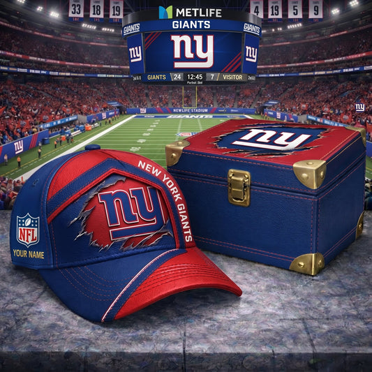 PREMIUM NFL X NYG CRACK CUSTOME NAME HAT LIMITED EDITIONS NDT VHM 220426