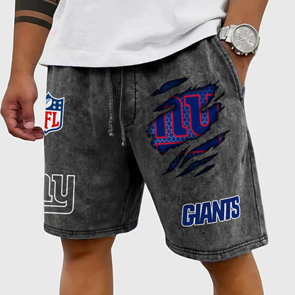PREMIUM NFL X NYG CRACK SHORTS PANT FOR SUMMER HOLIDAY 130426 NDT NHM