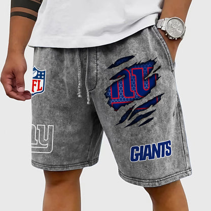 PREMIUM NFL X NYG CRACK SHORTS PANT FOR SUMMER HOLIDAY 130426 NDT NHM
