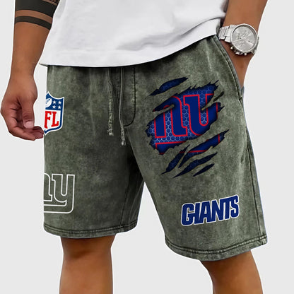 PREMIUM NFL X NYG CRACK SHORTS PANT FOR SUMMER HOLIDAY 130426 NDT NHM