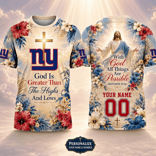 PREMIUM NFL X NYG GOD BLEES TO ME Personalized T-Shirt FOR SUMMER HOLIDAY 150626