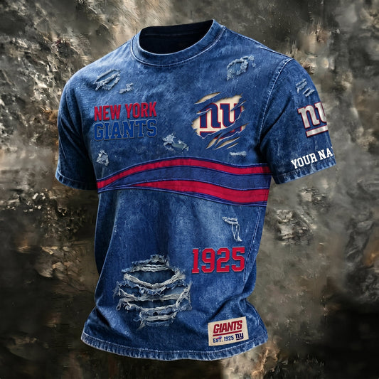 PREMIUM NFL X NYG Streetwear & Edgy CUSTOME NAME SHIRT 120626
